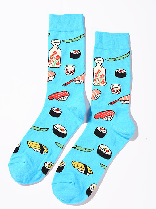 Personalized Fashion Cartoon Men In Tube Socks Socks Spring Skateboard Sock